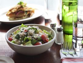 Mediterranean Salad at The Smith Restaurant NYC 2013